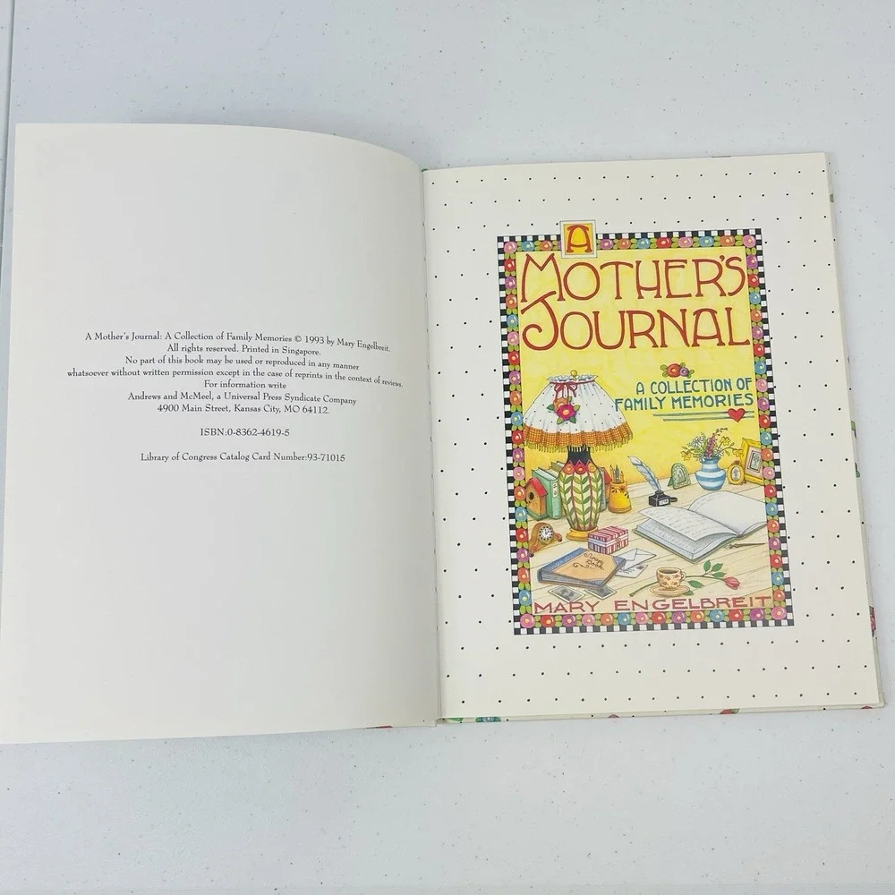 A Mothers Journal Collection of Family Memories HC Book Mary Engelbreit
